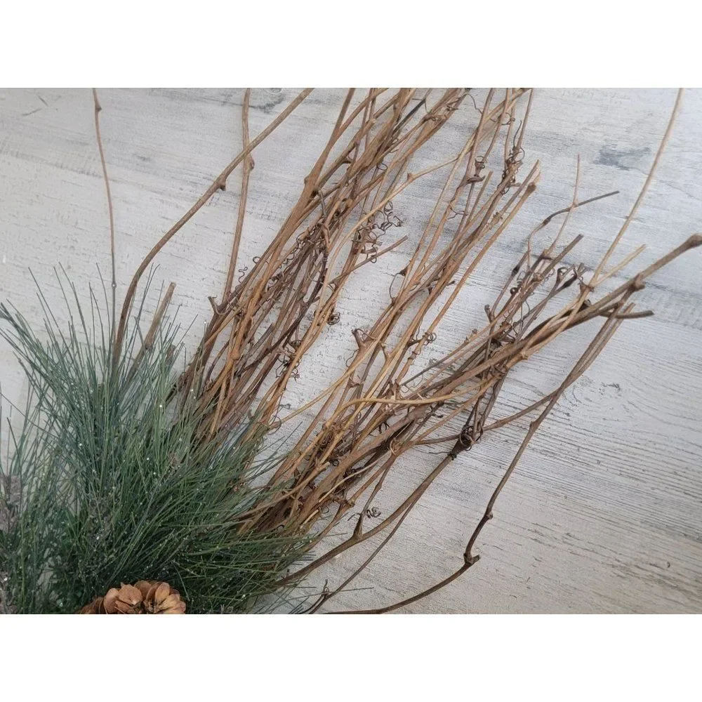 Enchanted Forest hanging‎ unique wreath Pinecone pine tree froth home decor